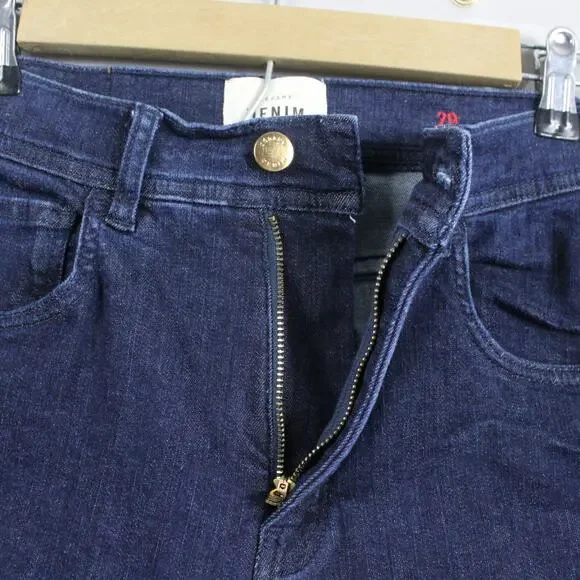 Sezane Jeans Womens 29 Brut Sexy Straight Slim Blue Quiet Luxury Minimalist - Picture 5 of 16